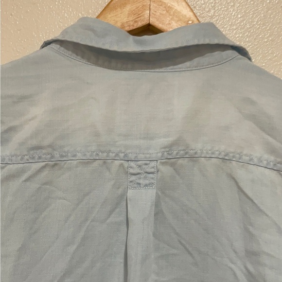 American Eagle Outfitters Blue Relaxed Button Down Shirt - Picture 8 of 12